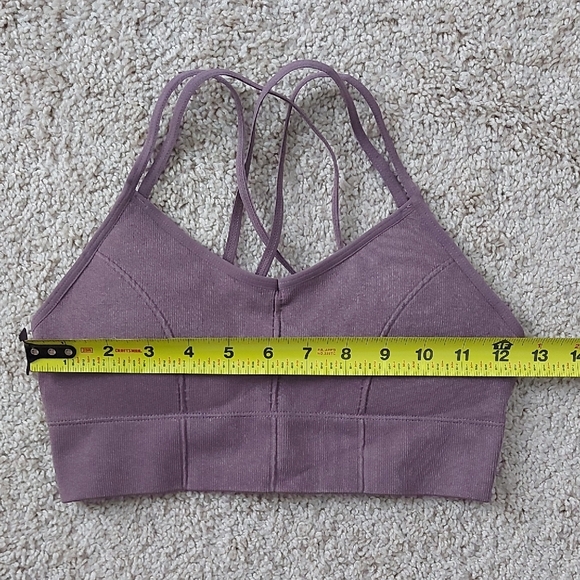 Forever 21 Mauve Strappy Sports Bra - Picture 5 of 6